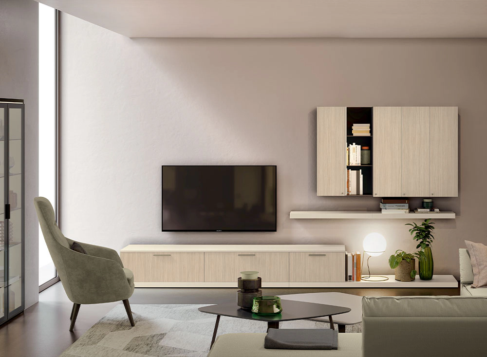 mix and match stile classico e moderno di un soggiorno