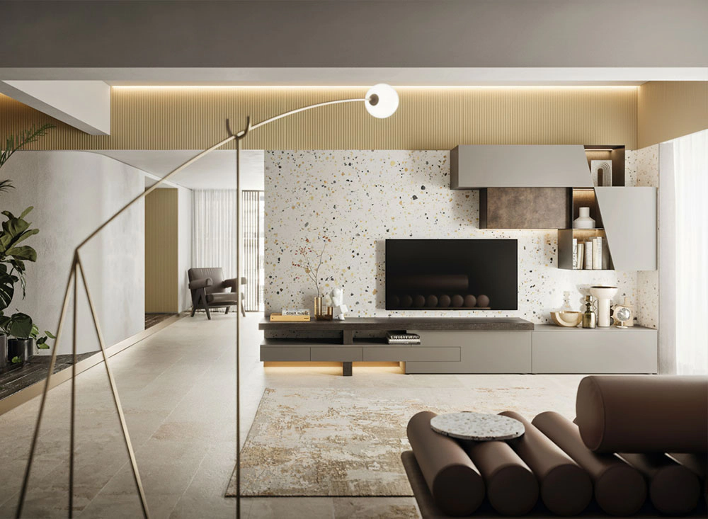 Luce in un soggiorno da 30 mq